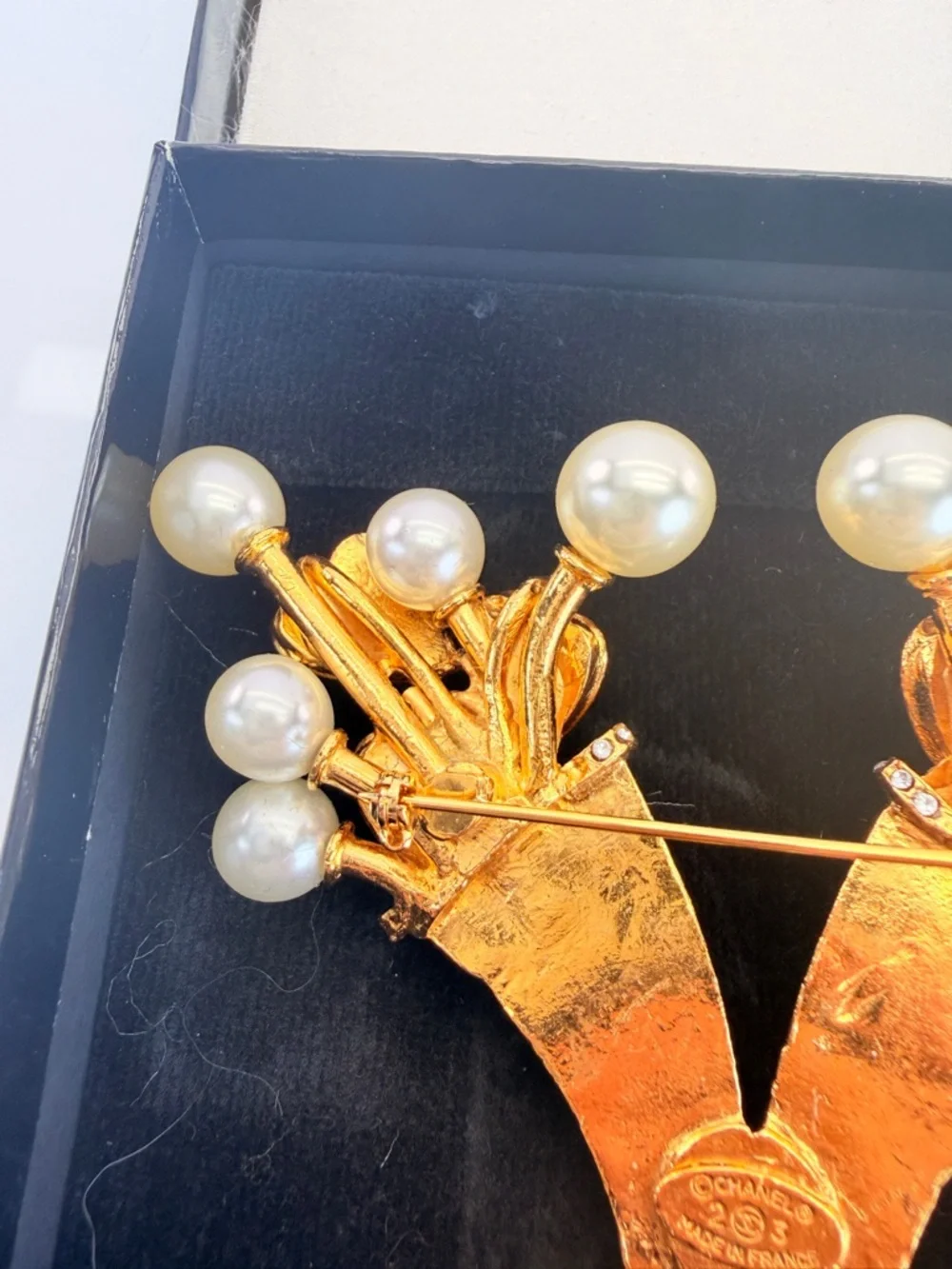 Vintage CHANEL Cornucopia Pearl Brooch Collectors Piece